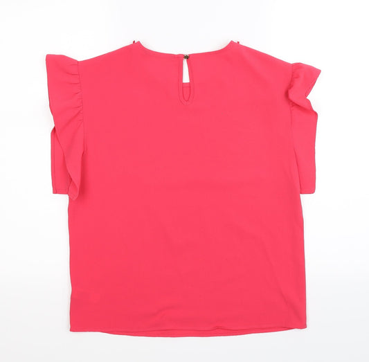 George Girls Pink Basic Tank Size 13-14 Years