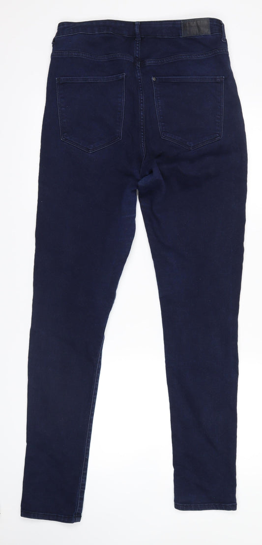 H&M Womens Blue Skinny Jeans Size 32 L30 in