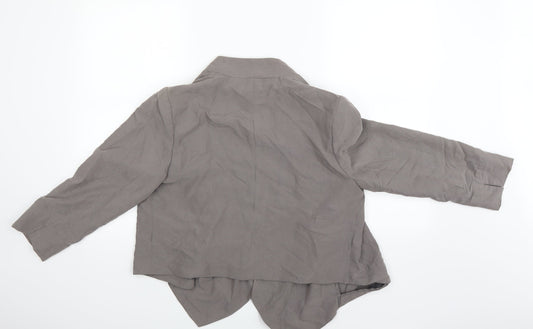 Full Circle Womens Grey Shrug Jumper Size 14