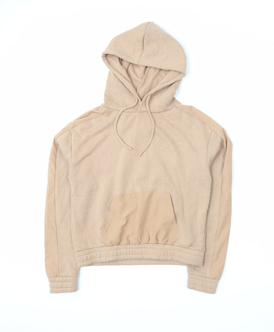 Primark Womens Brown Jersey Pullover Hoodie Size 4