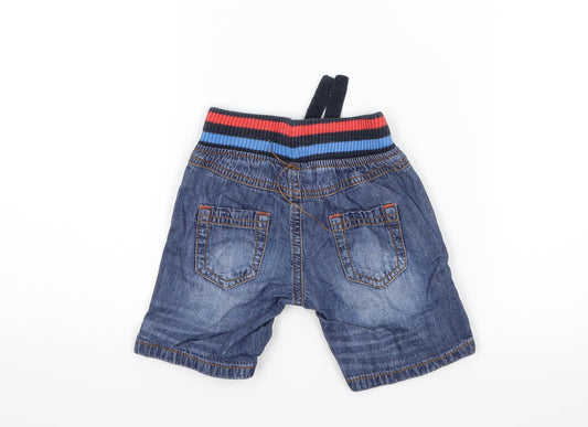 Boots Mini Club Boys Blue Denim Cropped Jeans Size 6-9 Months