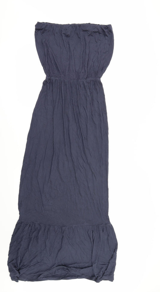 Topshop Womens Blue Maxi Size 8
