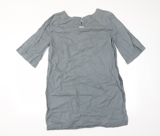 earth addict Womens Grey Shirt Dress Size 8
