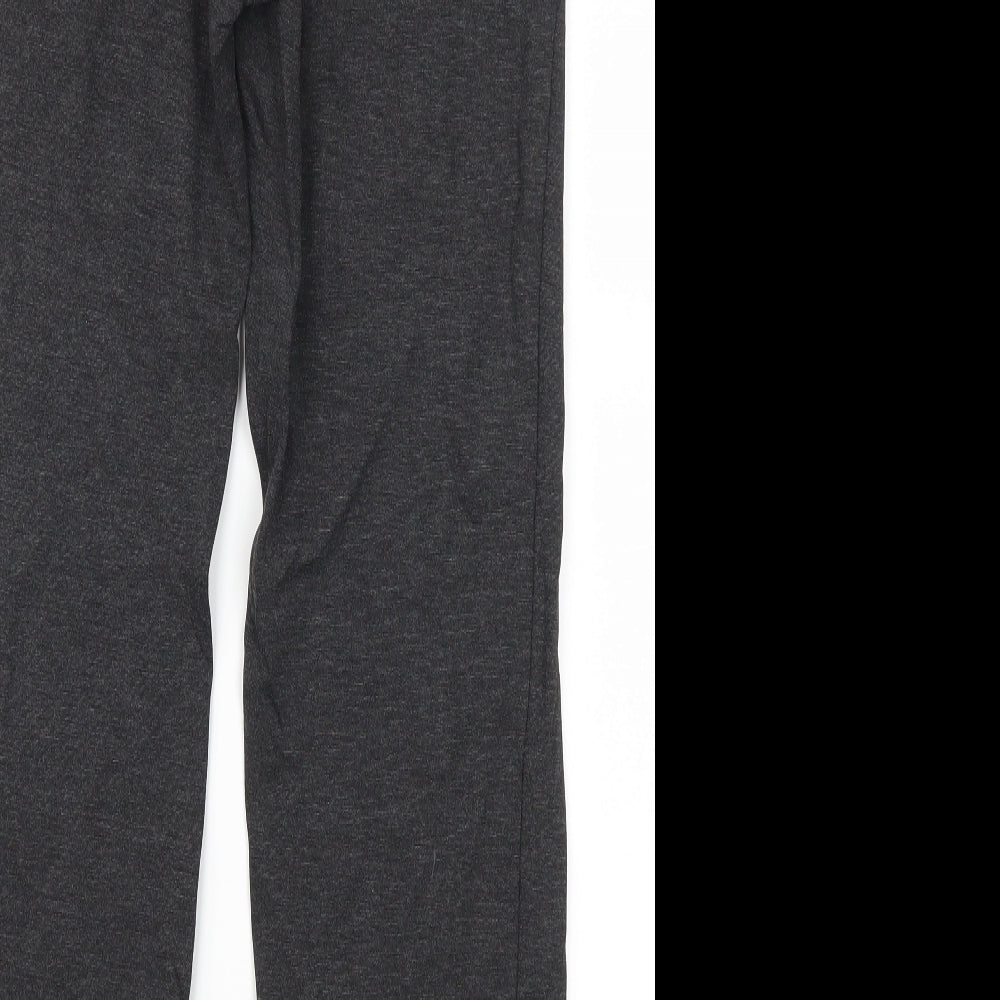Brand and care label for Marks & Spencer women’s grey trousers, size UK 10, 29-inch leg