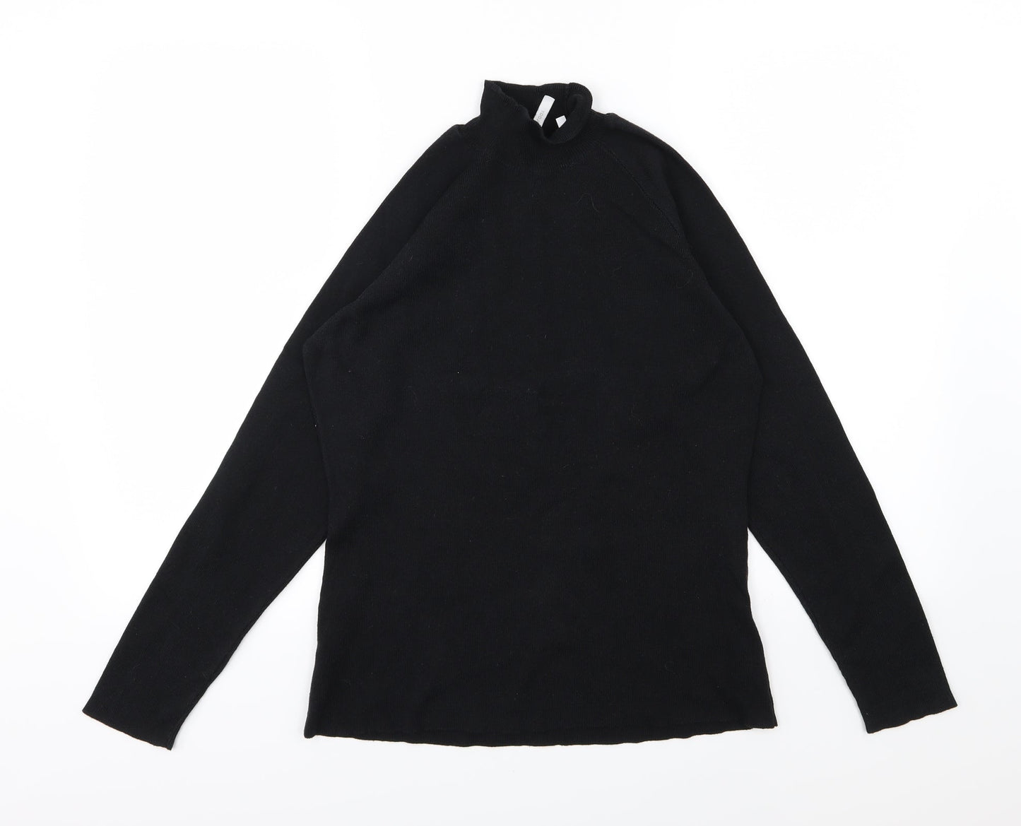 Anthology Womens Black Knit Pullover Jumper Size 16