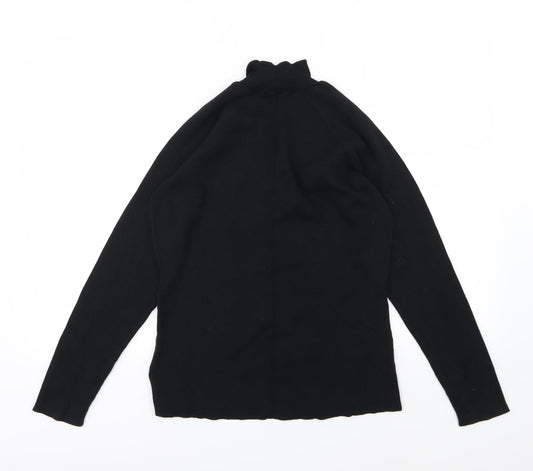 Anthology Womens Black  Knit Pullover Jumper Size 16