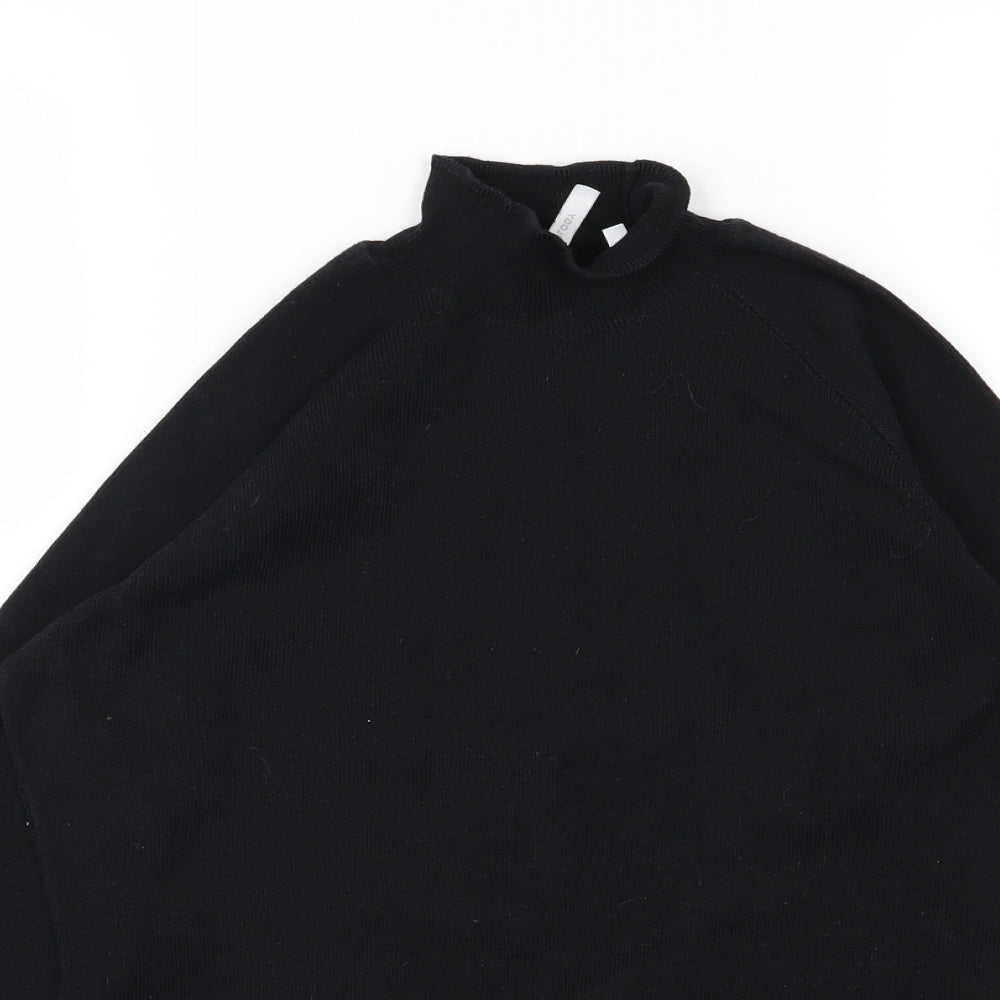 Anthology Womens Black  Knit Pullover Jumper Size 16