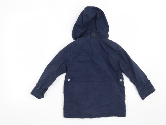 Gap Boys Blue Overcoat Coat Size 4-5 Years
