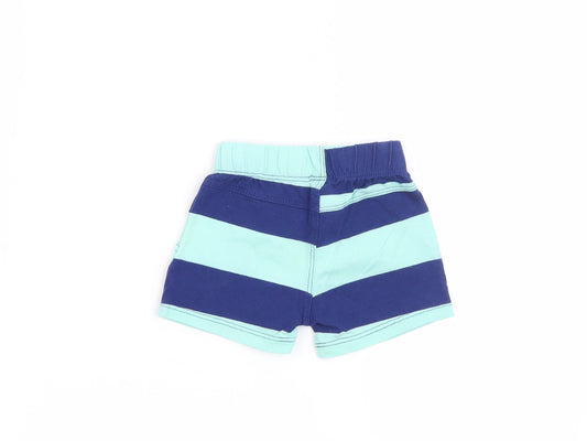 tuc tuc Boys Blue Striped Sweatpants Trousers Size 6-9 Months