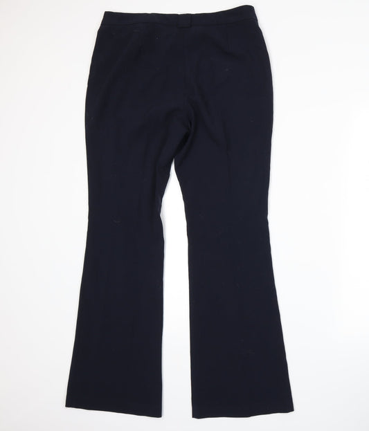 Marks and Spencer Womens Blue Trousers Size 12 L30 in