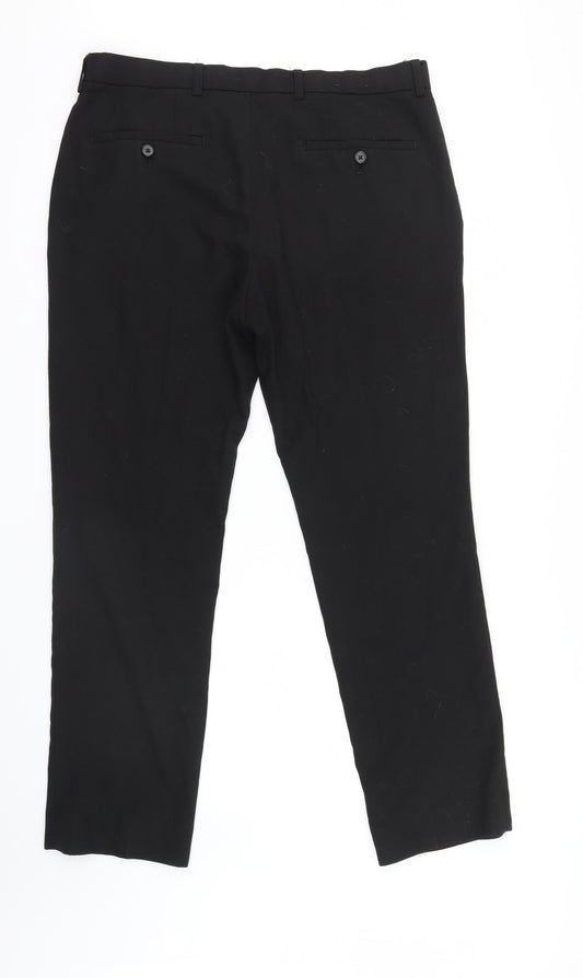 NEXT Womens Black Trousers Size 34 in L29 in