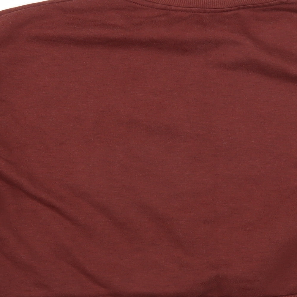 Brand and care label for Primark women’s brown pullover sweatshirt, size S, - austin texas