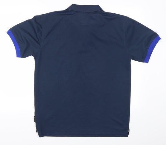 RAM Mens Blue Polo Size M