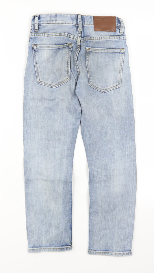 H&M Boys Blue Denim Straight Jeans Size S