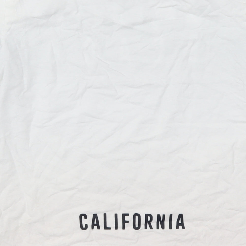 F&F Boys White Basic T-Shirt Size 10-11 Years - Venice Beach California