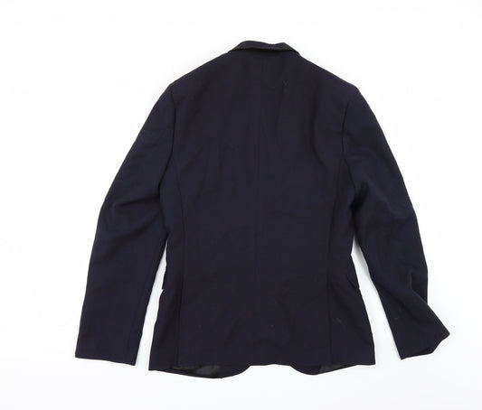 H&M Mens Blue Jacket Suit Jacket Size 38