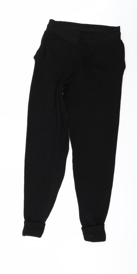 Missguided Womens Black Trousers Size M L30 in