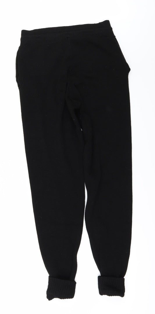 Missguided Womens Black Trousers Size M L30 in