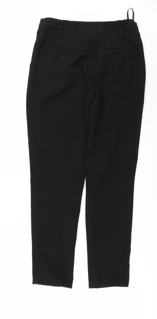 Red Herring Womens Black Trousers Size 8 L28 in
