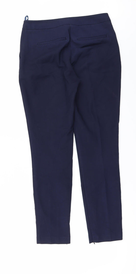 Gallery Womens Blue Trousers Size 8 L29 in