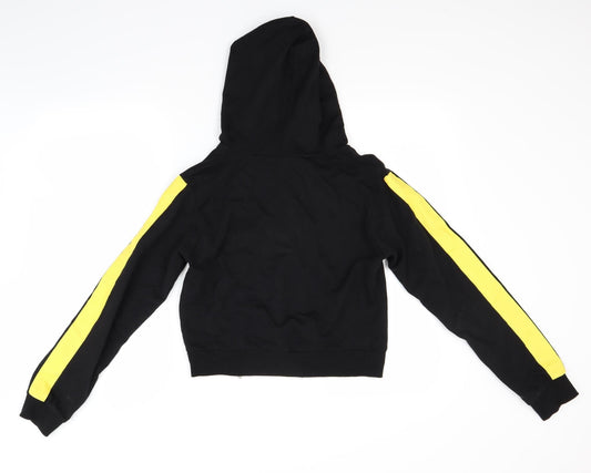 sellect Womens Black Pullover Hoodie Size 10
