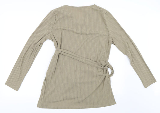 Papaya Womens Green Tunic Jumper Size 16