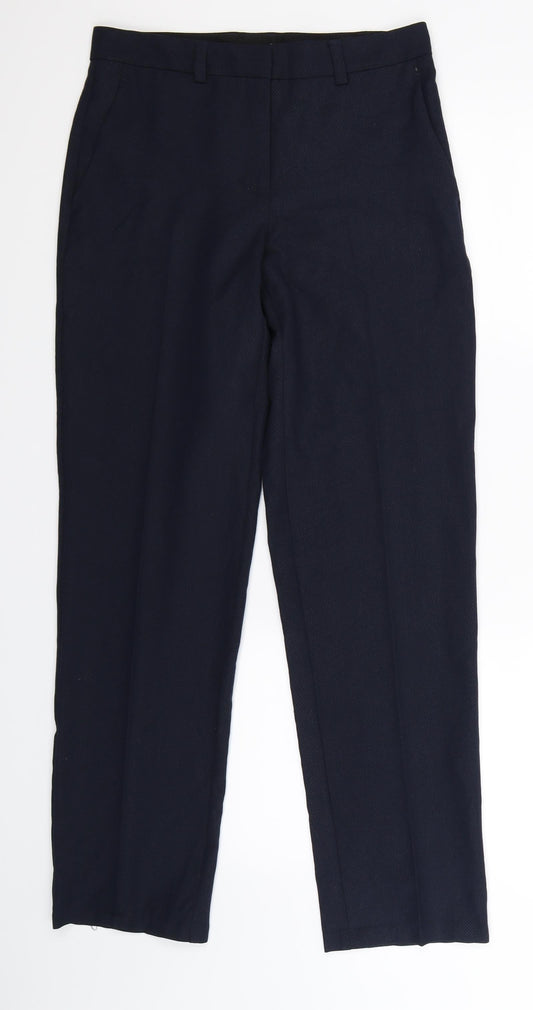 Preworn Womens Blue Dress Pants Trousers Size 8 L30 in