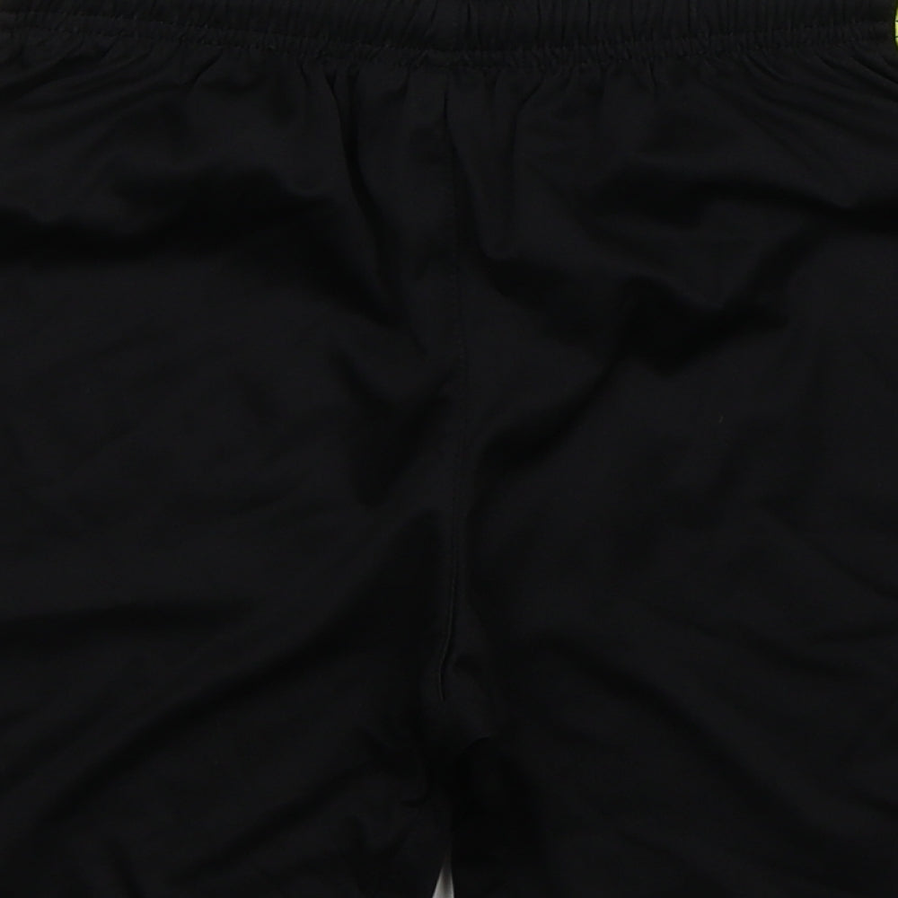 Brand and care label for Preworn boys’ multicoloured bermuda shorts, size XS