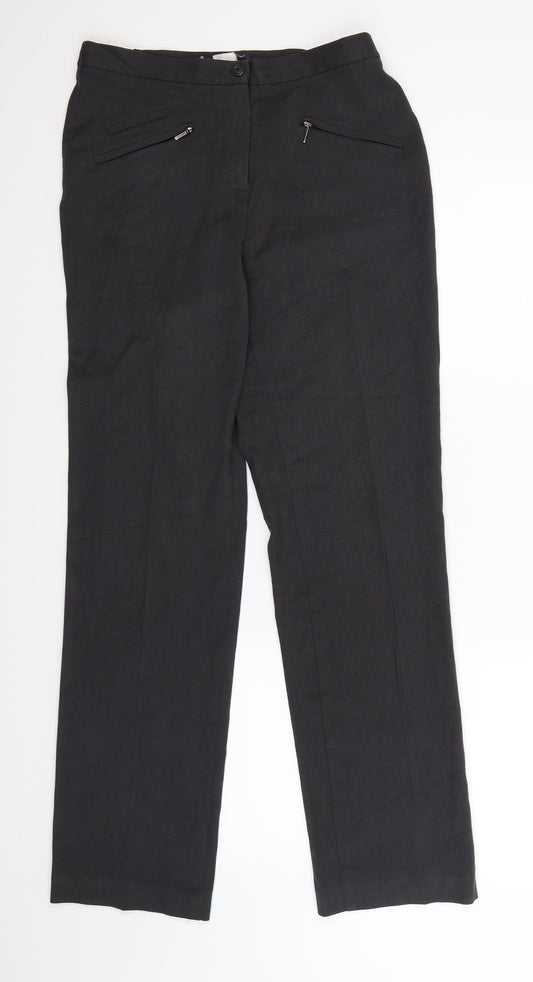Preworn Womens Grey Trousers Size 28 in L30 in