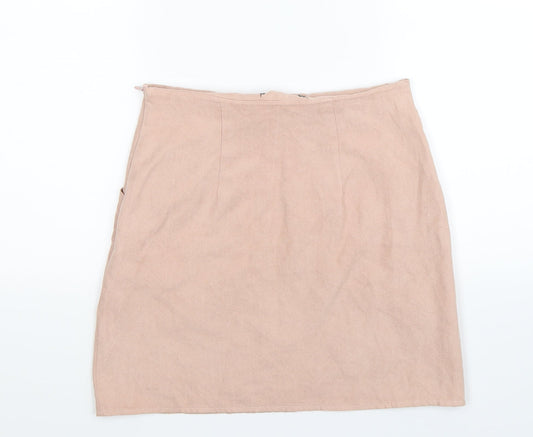 New Look Womens Beige Mini Skirt Size 26 in