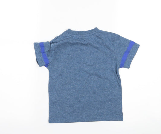 Preworn Boys Blue Basic T-Shirt Size 4 Years - nagano 32 japan