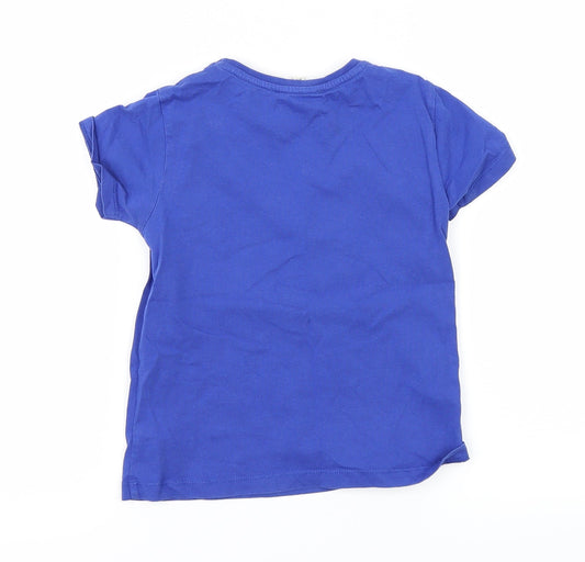 River Island Boys Blue Basic T-Shirt Size 2-3 Years