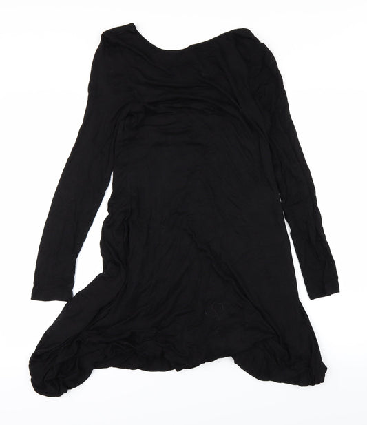 Myself Womens Black A-Line Size M