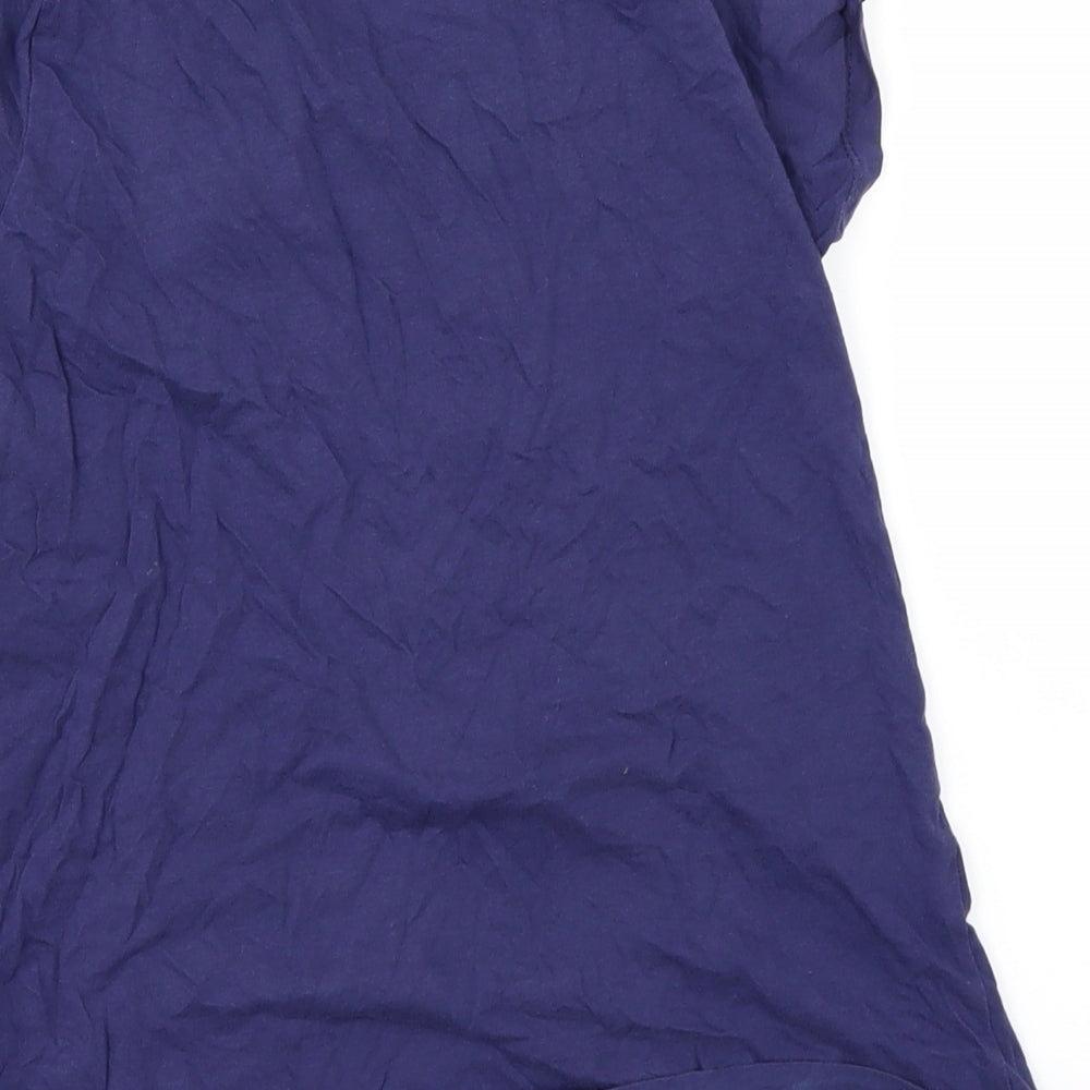 H&M Girls Purple Basic T-Shirt Size 9-10 Years