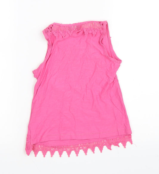 Matalan Girls Pink Basic T-Shirt Size 5 Years