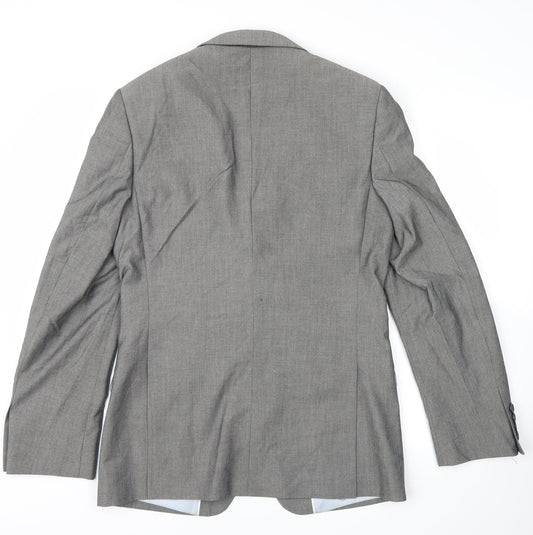 burton london Mens Grey Jacket Blazer Size S