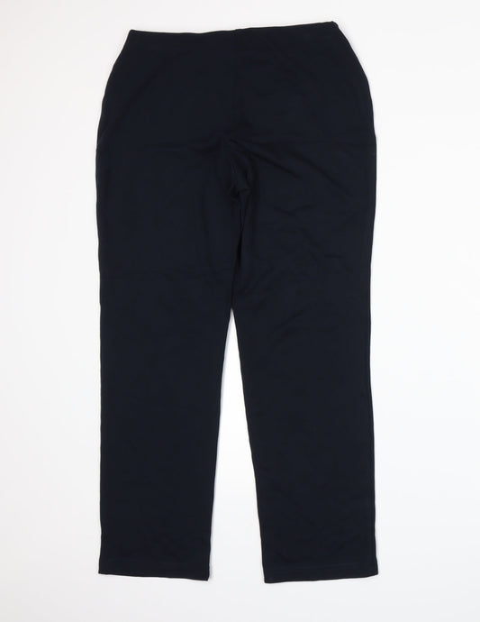 Marks and Spencer Womens Blue Sweatpants Trousers Size 10 L26 in