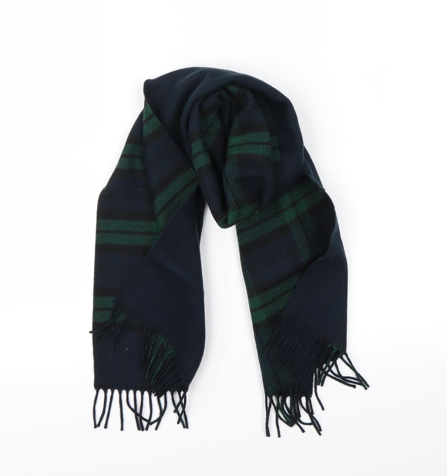 Preworn Multicoloured Check Scarf