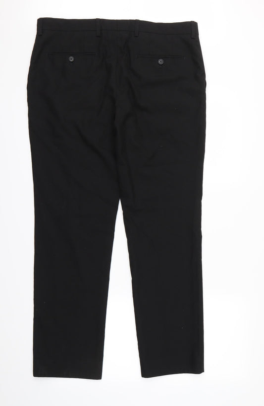 NEXT Womens Black Dress Pants Trousers Size L L29 in
