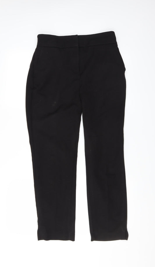 NEXT Womens Black Trousers Size 10 L28 in