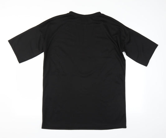 Miss Pap Womens Black T-Shirt Dress Size S