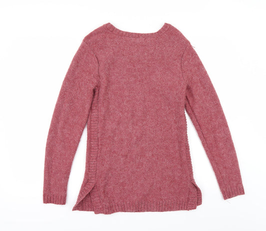 BHS Womens Pink Pullover Jumper Size 8