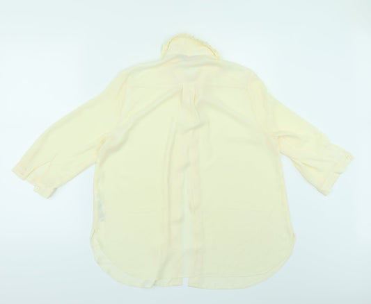 Dorothy Perkins Womens Ivory Tunic Blouse Size 12
