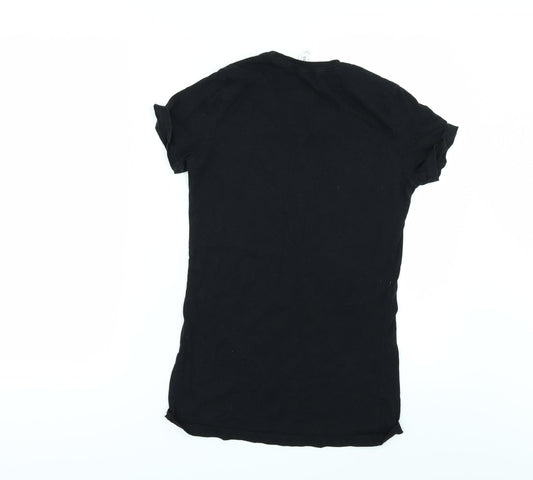 Bella Womens Black Basic T-Shirt Size S