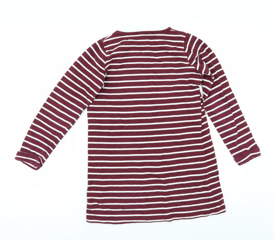 Board Angels Girls Red Spotted T-Shirt Dress Size 9-10 Years