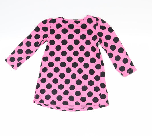 Gap Girls Pink Polka Dot A-Line Size 3 Years