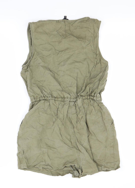 Candy Couture Girls Green Shorts One-Piece Size 13 Years