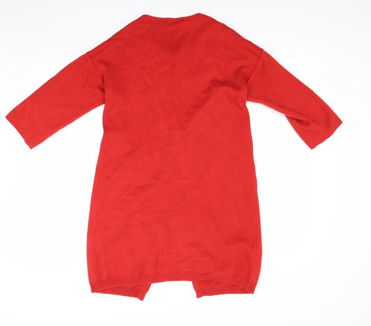 ESMARA Womens Red Cardigan Jumper Size 10