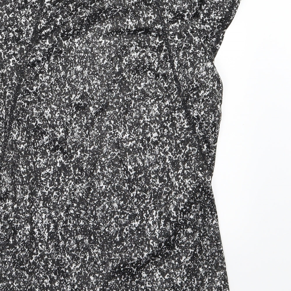 Athletic Works Womens Grey Basic T-Shirt Size S - Speckled