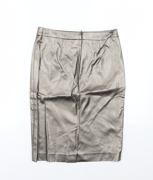 ESMARA Womens Brown Straight & Pencil Skirt Size 8 - Leather Effect